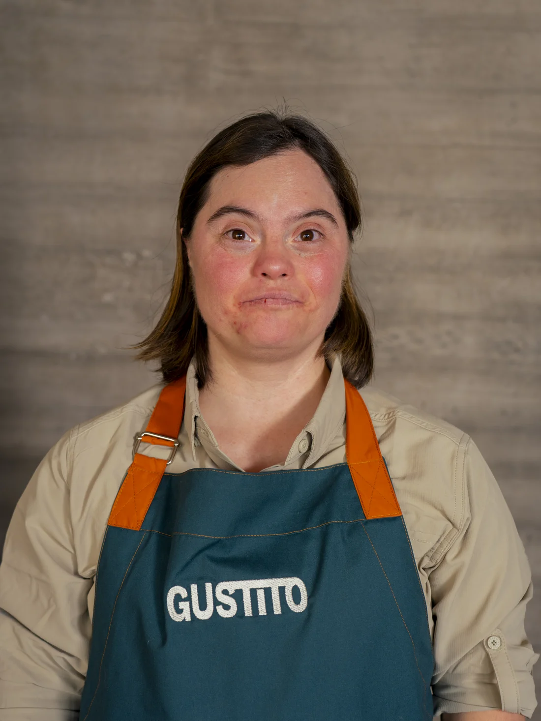 Retrato de Camila sonriendo